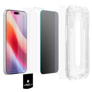 Spigen Glas.tR EZ Fit Pro HD Anti-Spy skärmskyddsfilm av härdat glas för iPhone 18 Pro (2-pack)