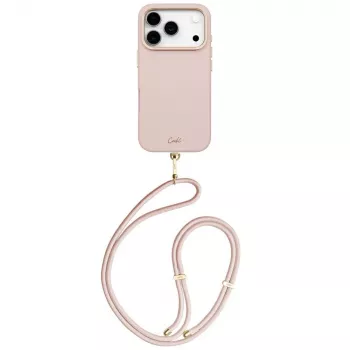 UNIQ Coehl Mirelle magnetiskt laddningsskal för iPhone 17 Pro – rosa