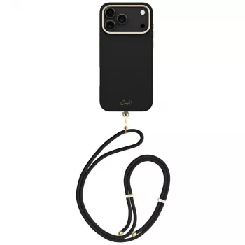 UNIQ Coehl Mirelle magnetiskt laddningsskal för iPhone 17 Pro Max – ebenholts