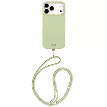 UNIQ Coehl Mirelle MagSafe-skal för iPhone 17 Pro Max – grönt blommönster