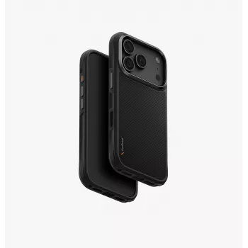 UNIQ Keva MagClick laddningsskal för iPhone 18 Pro / 17 Pro, svart