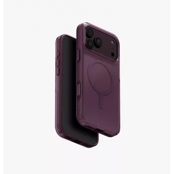 UNIQ Clario Magclick laddningsekoskal för iPhone 18 Pro Max / 17 Pro Max – lila