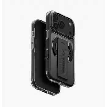 UNIQ Heldro Air skal för iPhone 18 Pro / 17 Pro MagClick-laddning Tinted Smoke