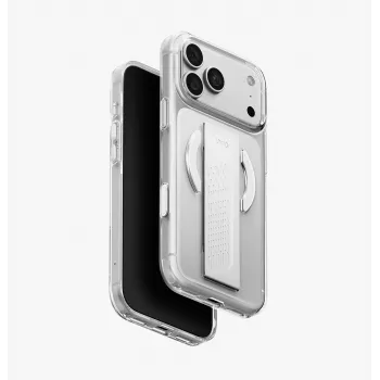 UNIQ Heldro Air MagClick laddningsfodral för iPhone 18 Pro Max / 17 Pro Max – transparent