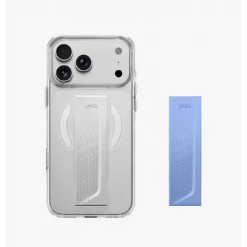 UNIQ Heldro Air MagClick laddningsfodral för iPhone 18 Pro Max / 17 Pro Max – transparent