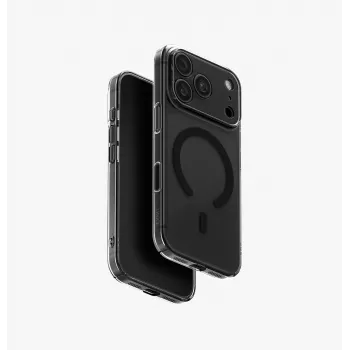 UNIQ Airsuit MagClick laddningsfodral för iPhone 18 Pro / 17 Pro – svart
