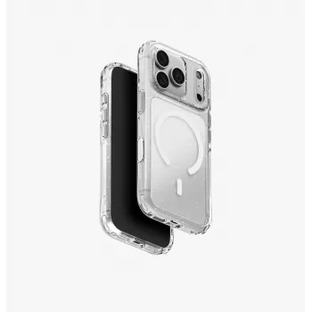 UNIQ LifePro Xtreme MagClick laddningsfodral för iPhone 18 Pro / 17 Pro – transparent