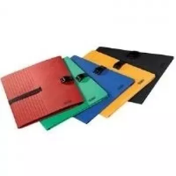 ELBA CLIP'N GO dokumentmapp DIN A4 kartong sortiment utdragbar textilförslutning - 10-pack 100201311