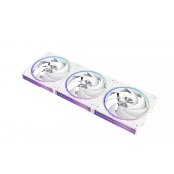 Zalman ZM-DF120R A3 White 120mm Reverse Daisy Chain ARGB-fläkt 3-pack