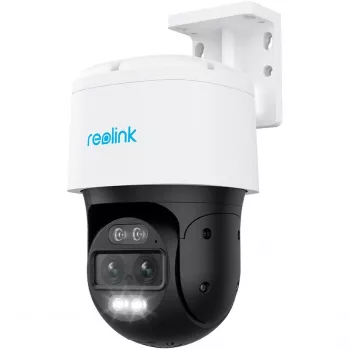 Reolink TrackMix Serie P760 4K dual-objektiv PoE IP-kamera med auto-zoom-spårning, färgnattseende, utomhus/inomhus