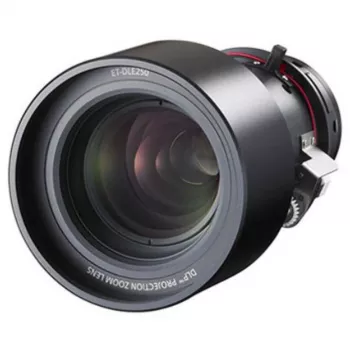 Panasonic ET-DLE250 zoomobjektiv 33,9–53,2 mm f/1,8–2,4 för PT-D5000, DW6300, RCQ10, RCQ80, RZ120, RZ690, RZ770