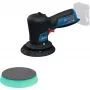 Bosch GPX 12V-125 Professional batteridriven polermaskin 06019L4100, 12 V, 125 mm, blå/svart, solo (utan batteri och laddare)