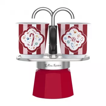 Bialetti Mini Express mokabryggarset med 2 koppar (5461)
