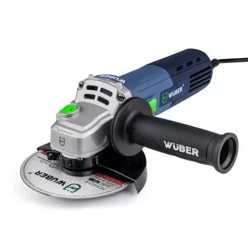 Wuber W27477 vinkelslip, 125 mm, 850 W, med 10 skivor