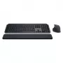 Logitech MX Keys S Combo trådlöst tangentbords- och musset, italiensk layout, grafit