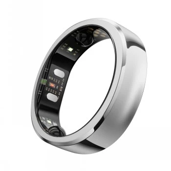 RingConn Smart Ring Gen3 för damer och herrar – polerat silver storlek 11