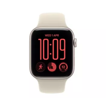 Apple Watch SE 3 GPS + Cellular 40 mm aluminiumboett polarstjärna med sand Sportarmband – S/M