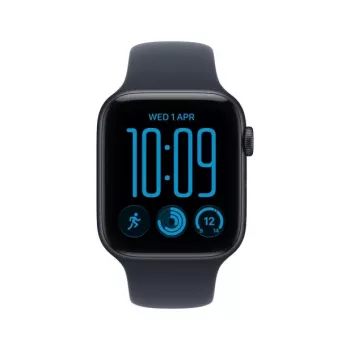 Apple Watch SE 3 GPS + Cellular 40 mm aluminiumboett midnatt med blå Sportarmband – M/L