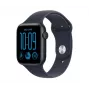 Apple Watch SE 3 GPS 44 mm aluminiumboett midnatt med blå Sportarmband – M/L