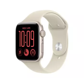 Apple Watch SE 3 GPS 44 mm aluminiumboett polarstjärna med sand Sportarmband – M/L