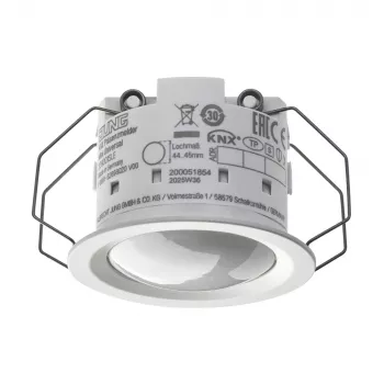 Jung KNX närvarodetektor Mini 33900 1S LE med temperatur- och fuktighetsmätning