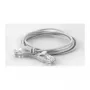 WANTEC Slim Cat6a U/UTP patchkabel RJ45, 2,8 mm, 1,5 m, vit
