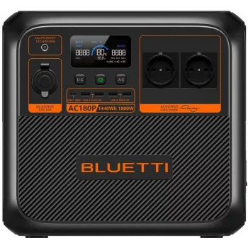 Bluetti AC180P portabel kraftstation, LiFePO4, 36000 mAh, 1800 W, 16 kg