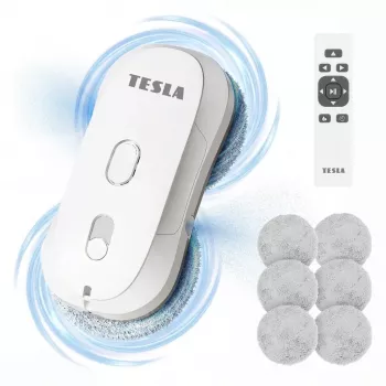 Tesla RoboStar W400 Pro fönsterputsrobot med roterande moppar (ROBW400WHTPRO)