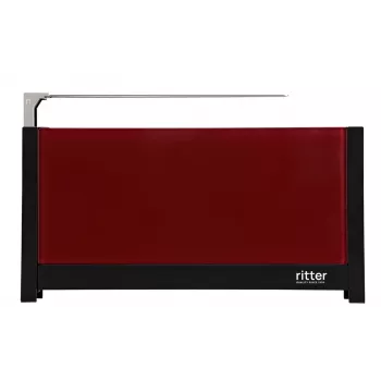 Ritter Volcano 5 Long-Slot Toaster, 2 Slices, 950 W, Red