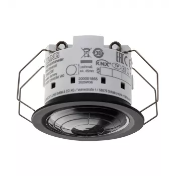 Jung KNX närvarodetektor Mini Standard med temperaturmätning, Secure IP (337001SDE)