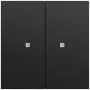 GIRA 517374 vippknapp 2-fack OneKNX System 70 svart (517374)