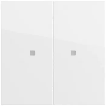 Gira OneKNX System 70 vippknapp, 2-fack, ren vit (517370)