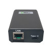 Microconnect POEINJ-60W-USBC Gigabit Ethernet PoE Injector, IEEE 802.3af/802.3bt, 100 m, Black