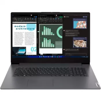 Lenovo V17 G4 IRU 17,3 inch FHD bärbar dator - Intel-processor U300, 8GB RAM, 256GB SSD, utan operativsystem, tyskt tangentbord (QWERTZ)