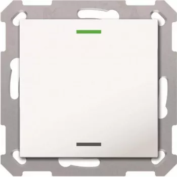 MDT TAL-5501002.02S KNX knapp Light55 1-fack RGBW renvit glansig Neutral Secure