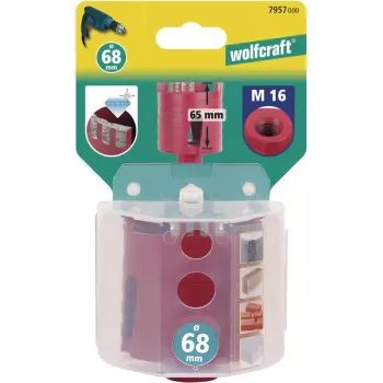 Wolfcraft 7957000 diamantbesatt hålborr, 68 mm