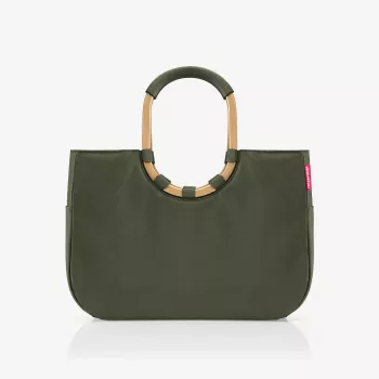 reisenthel loopshopper L shoppingkorg, forest gold, vattenavvisande, 25 L (OR5054)