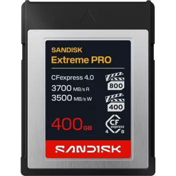 SanDisk Extreme PRO 400GB CFexpress 4.0 Typ B minneskort (SDCFEB-400G-GN4NN)