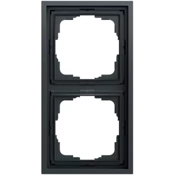 Gira 021283 ram 2-fack, Gira F300, antracit (lackerad)
