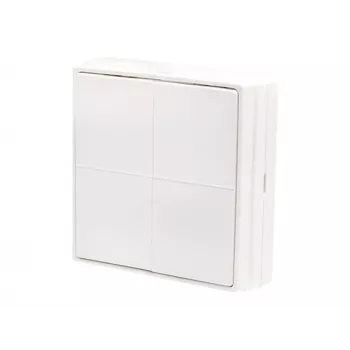 Shelly BLU Wall Switch 4 ZB fristående trådlös väggbrytare med 4 knappar