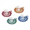 Bialetti Candyland set med 4 koppar med fat 80 ml