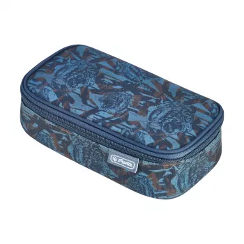 herlitz be.bag beatBox pennfodral Camo Tiger, polyester, XXL blixtlås huvudfack