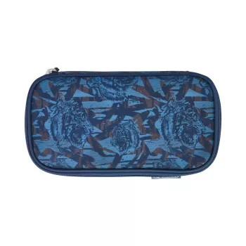 herlitz be.bag beatBox pennfodral Camo Tiger, polyester, XXL blixtlås huvudfack