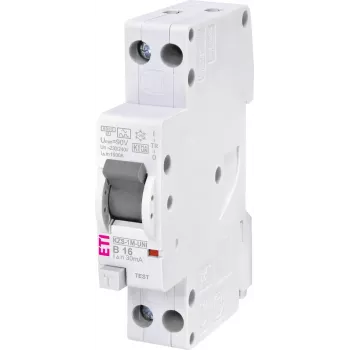 ETI 002176024 KZS-1M-UNI RCBO (FI/LS) 1P+N, typ A, B16/0,03, 240 V, 16 A, 50/60 Hz