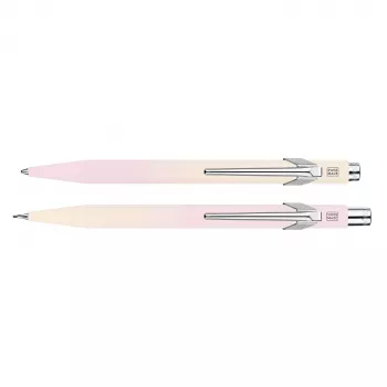 Caran d'Ache HORIZON skrivset, färgövergång från pastellgul till pastellrosa (8490.708)