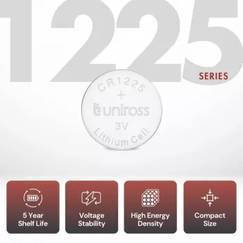 Uniross Batteries litiumknappcell CR1225 3V - SP5 allroundbatteri