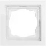 GIRA 0211705 täckram 1-fack, flat, Gira F200, renvit