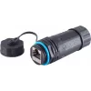 S/CONN RJ45 nätverkspatchkabelkoppling, Cat6, IP68, kort utförande, utomhus (08-01048)