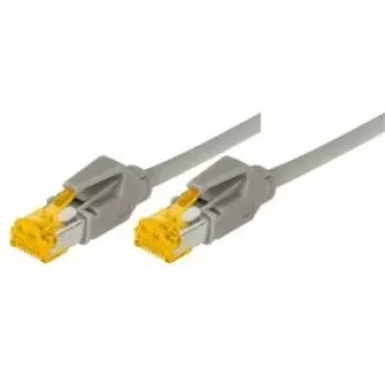 Tecline Cat6a S/FTP patchkabel RJ45, 2 m, grå, LSZH