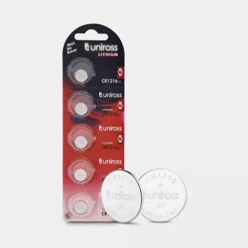 Uniross CR1216 3V litiumknappcell, SP5 (U5CR1216)